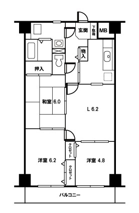 ��ʌ������s�X�쒬�̃}���V�����̊Ԏ�