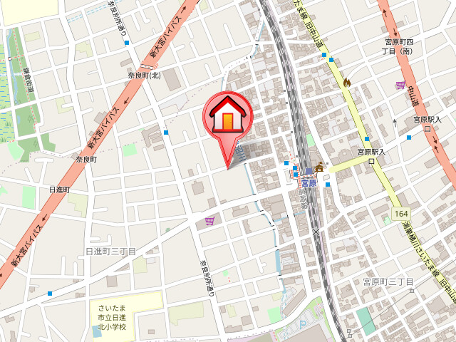 ��ʌ��������܎s�k����i���R���ڂ̃}���V�����̒n�}