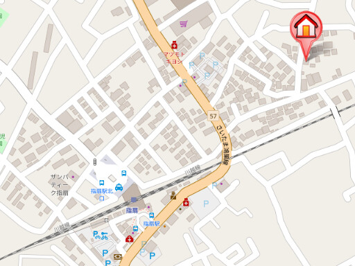 ��ʌ��������܎s����厚�w��̕ʏ��̃}���V�����̒n�}