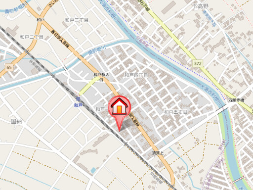 ��ʌ����ʌS�{�㒬�a�˂P���ڂ̃}���V�����̒n�}