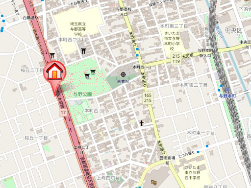 ��ʌ��������܎s��������u�Q���ڂ̃}���V�����̒n�}