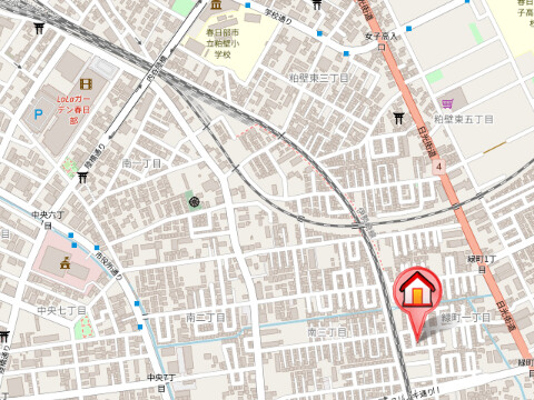 ��ʌ��t�����s�Β��P���ڂ̃A�p�[�g�̒n�}