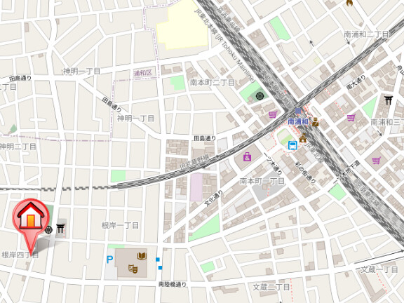 ��ʌ��������܎s��捪�݂S���ڂ̃}���V�����̒n�}