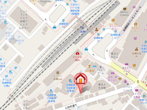 ��ʌ��������܎s��΋�{���P���ڂ̃A�p�[�g�̒n�}