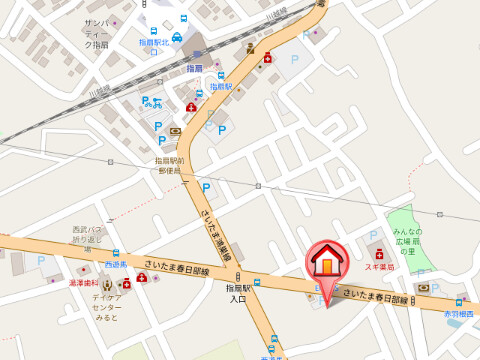 ��ʌ��������܎s����厚�y���̃A�p�[�g�̒n�}