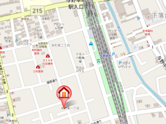 ��ʌ��������܎s������{�����P���ڂ̃}���V�����̒n�}