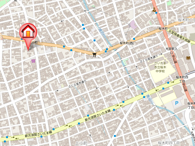 ��ʌ��������܎s��{��O���P���ڂ̃A�p�[�g�̒n�}