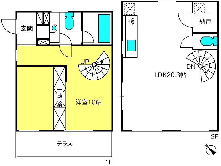 ��ʌ�����s�����Q���ڂ̃e���X�n�E�X�̊Ԏ�