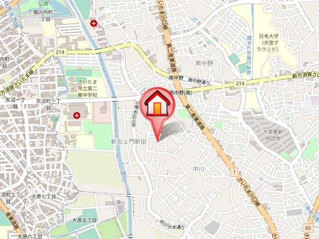 ��ʌ��������܎s������厚����̃A�p�[�g�̒n�}