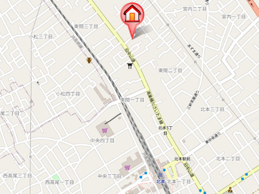 ��ʌ��k�{�s���ԂQ���ڂ̃}���V�����̒n�}