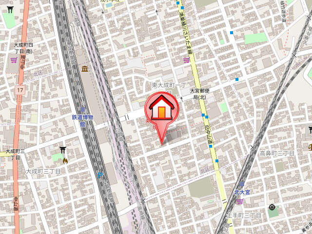 ��ʌ��������܎s�k�擌�听���P���ڂ̃}���V�����̒n�}