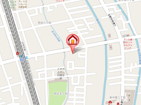 ��ʌ��������܎s�������J�T���ڂ̃A�p�[�g�̒n�}