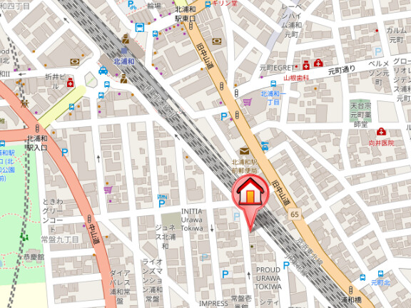 ��ʌ��������܎s�Y�a���ՂR���ڂ̃}���V�����̒n�}