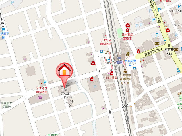 ��ʌ��������܎s�k����i���R���ڂ̃}���V�����̒n�}