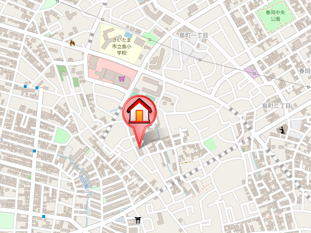 ��ʌ��������܎s�����擇���̃}���V�����̒n�}