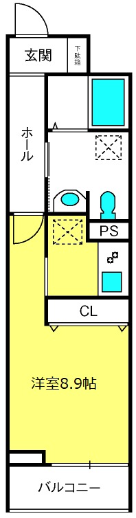 ��ʌ������s�����Q���ڂ̃A�p�[�g�̊Ԏ�