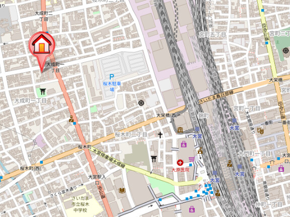 ��ʌ��������܎s��{��听���P���ڂ̃}���V�����̒n�}