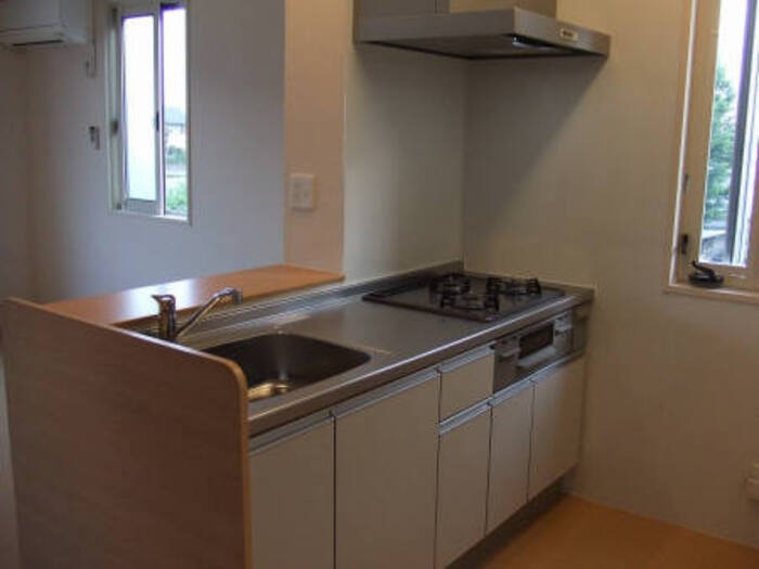 ��ʌ��������܎s����厚���V�n�̃A�p�[�g�̃L�b�`��