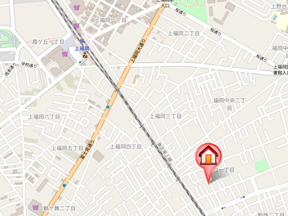 ��ʌ��ӂ��ݖ�s���P���ڂ̃A�p�[�g�̒n�}