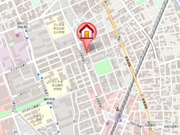 ��ʌ��������܎s�k��y�C���P���ڂ̃A�p�[�g�̒n�}