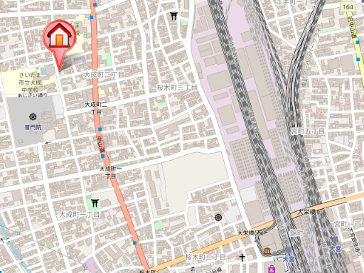 ��ʌ��������܎s��{��听���Q���ڂ̃}���V�����̒n�}