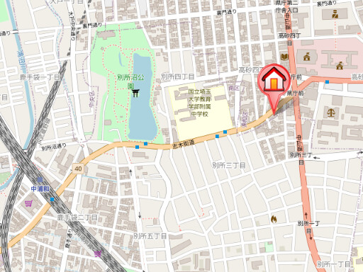 ��ʌ��������܎s���ʏ��R���ڂ̃}���V�����̒n�}