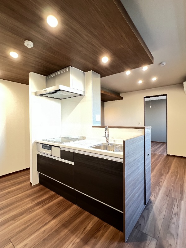 ��ʌ������s�������̃A�p�[�g�̃L�b�`��