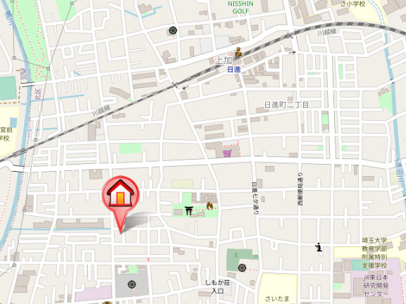 ��ʌ��������܎s�k����i���P���ڂ̃A�p�[�g�̒n�}