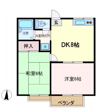 ��ʌ�����s�厚���s�̍��݂̃A�p�[�g�̊Ԏ�