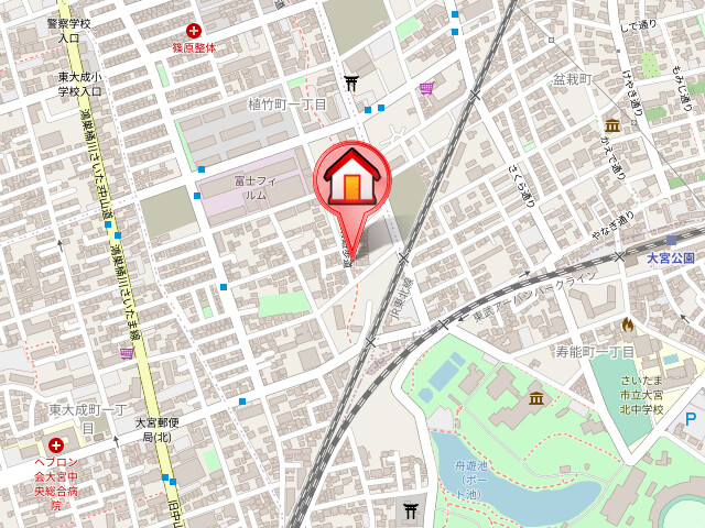 ��ʌ��������܎s�k��A�|���P���ڂ̃}���V�����̒n�}