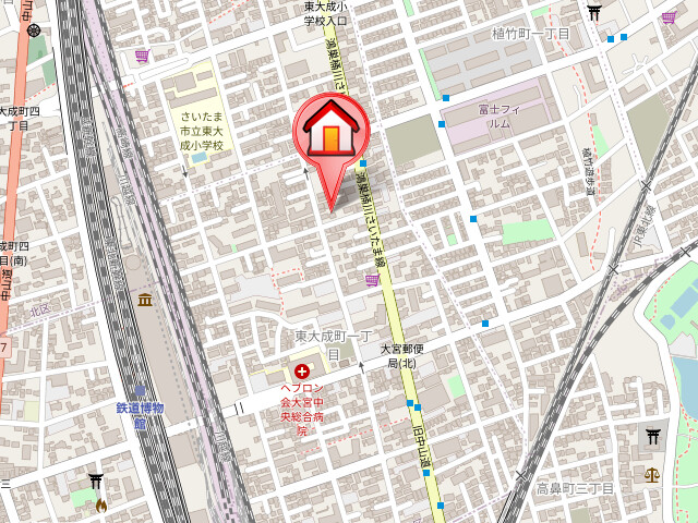 ��ʌ��������܎s�k�擌�听���P���ڂ̃}���V�����̒n�}