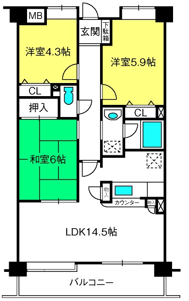 ��ʌ������s�h���R���ڂ̃}���V�����̊Ԏ�