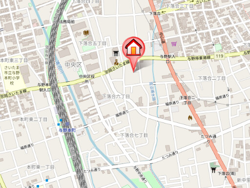 ��ʌ��������܎s�����扺�����U���ڂ̃}���V�����̒n�}