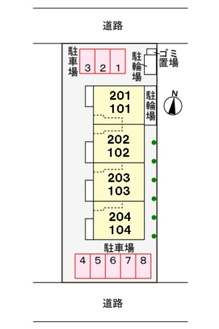 ��ʌ��z�J�s���C�N�^�E���U���ڂ̃A�p�[�g�̒��ԏ�