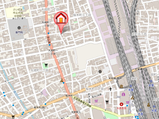 ��ʌ��������܎s��{��听���P���ڂ̃A�p�[�g�̒n�}