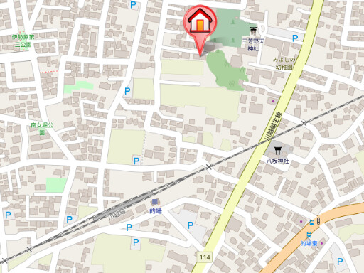 ��ʌ���z�s�厚�I��̃A�p�[�g�̒n�}