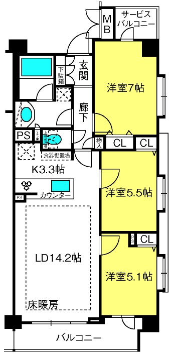 ��ʌ��������܎s�΋擌���R���ڂ̃}���V�����̊Ԏ�