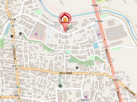 ��ʌ������R�s���������̃A�p�[�g�̒n�}