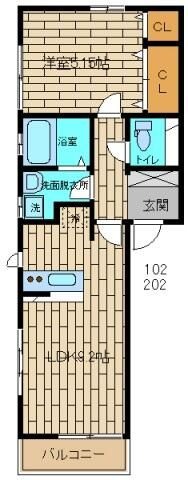 ��ʌ�����s�厚���s�̍��݂̃A�p�[�g�̊Ԏ�