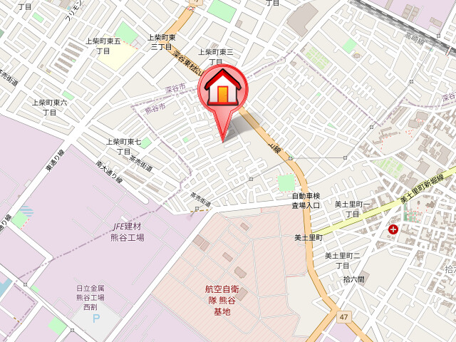 ��ʌ��F�J�s�E�Z�Ԃ̃}���V�����̒n�}