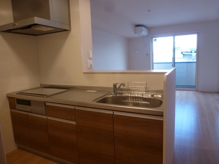 ��ʌ�����s�O�c�a�Q���ڂ̃A�p�[�g�̃L�b�`��