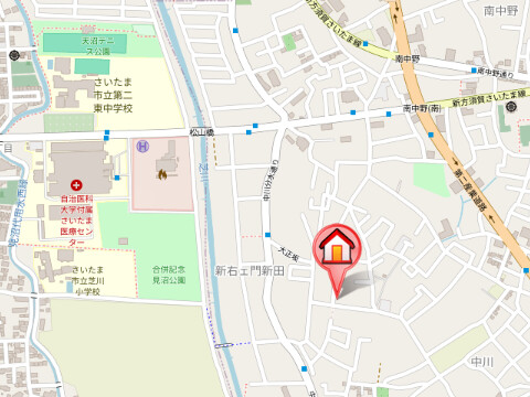 ��ʌ��������܎s������厚����̃e���X�n�E�X�̒n�}