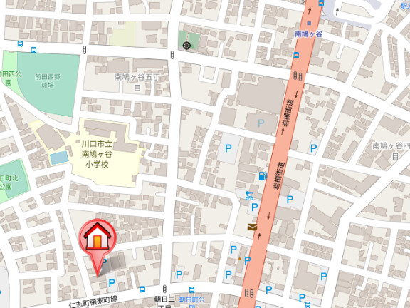 ��ʌ�����s�����Q���ڂ̃}���V�����̒n�}