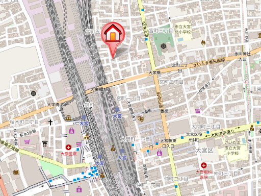 ��ʌ��������܎s��{��{���T���ڂ̃}���V�����̒n�}