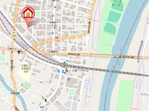 ��ʌ��O���s����c�Q���ڂ̃}���V�����̒n�}