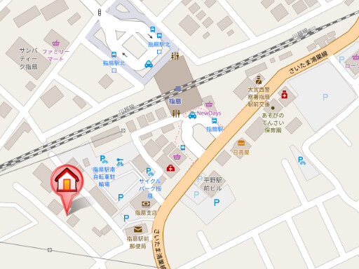 ��ʌ��������܎s����厚�󗈂̃A�p�[�g�̒n�}