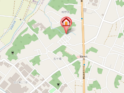 ��ʌ��������܎s��΋�厚�ÃP��̈�ˌ��Ă̒n�}