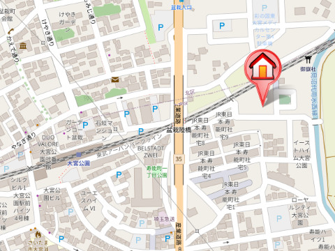 ��ʌ��������܎s��{����\���Q���ڂ̃}���V�����̒n�}