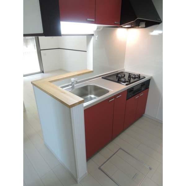 ��ʌ��������܎s�΋�厚�����̃A�p�[�g�̃L�b�`��