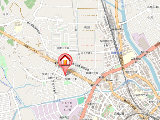 ��ʌ��t�����s�h���P���ڂ̃}���V�����̒n�}